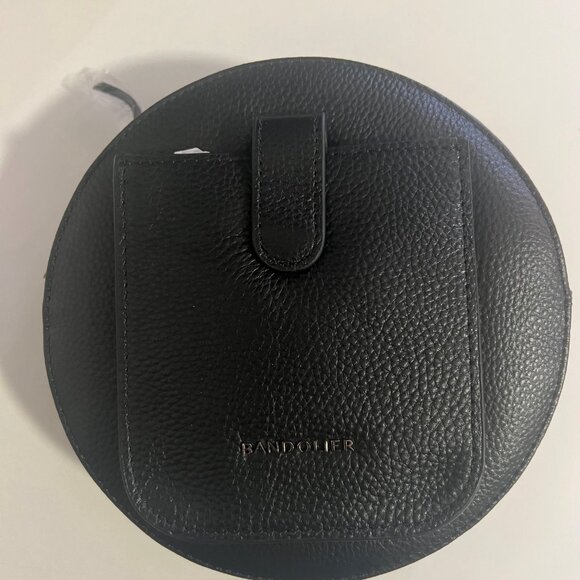 Bandolier Ricky Black Round Belt Bag (silver trim) - Picture 6 of 10